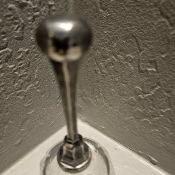 Crystal Collectible Bell Dinner Bell with Silver Plate Handle Made in Italy 7" - Picture 2 of 4